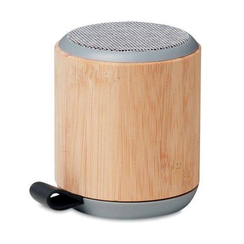 Draadloze speaker bamboe - Afbeelding 1
